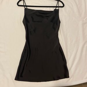 Black Silk Mini Dress size XS